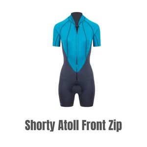 Shorty de snorkeling femme en néoprène 2mm
